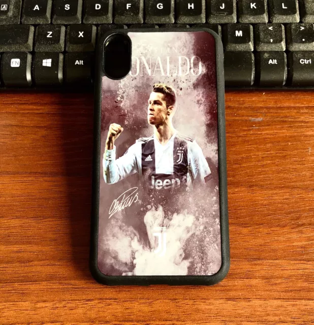 Cristiano RONALDO iPhone XS Max Rubber Case Aluminium Cover Perfect Fitted