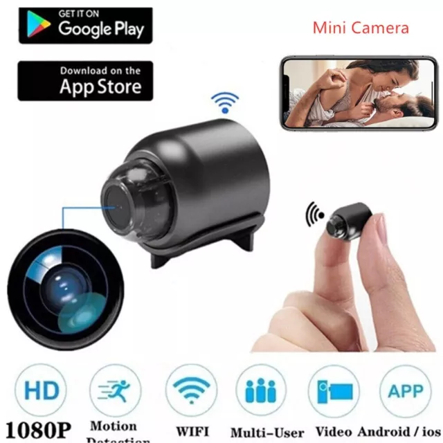 1080P HD Mini Camera WiFi Hidden IP Night Vision Camcorder Home Security Cam