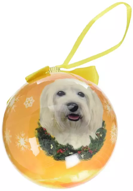 HAVANESE--Shatterproof Ball Ornament--3"-- by E & S Pets