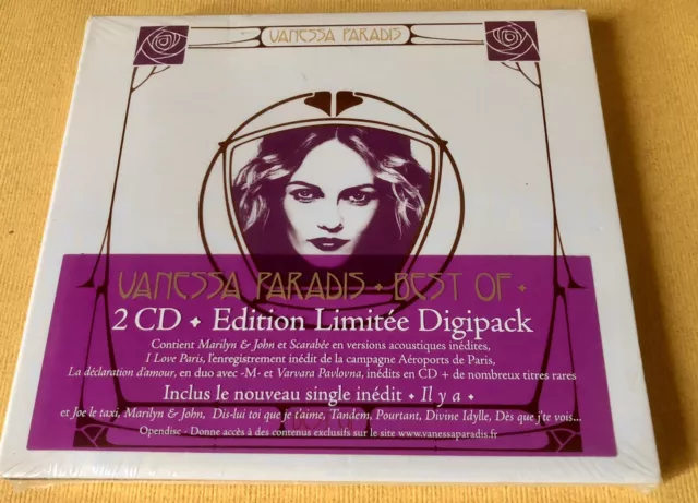 2 CD VANESSA PARADIS - Best Of / EDITION LIMITEE DIGIPACK (2009) NEUF BLISTER