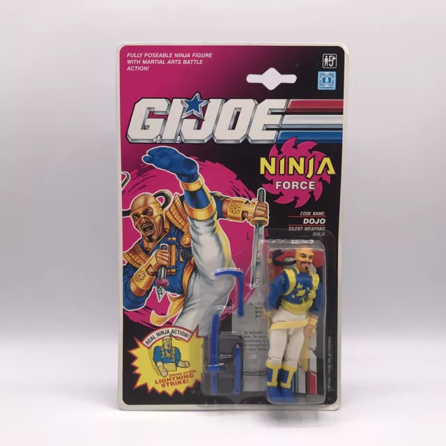 1992 Vintage G.i.joe ✧ Dojo ✧ Hasbro Ninja Force Figure Moc E92