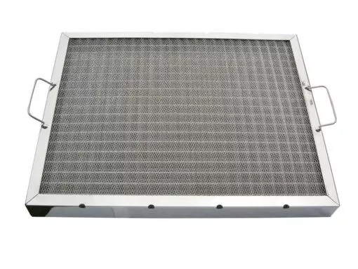 Mesh Filter Galvanised Steel c/w Handles + Drain Holes 495 x 495 x 45