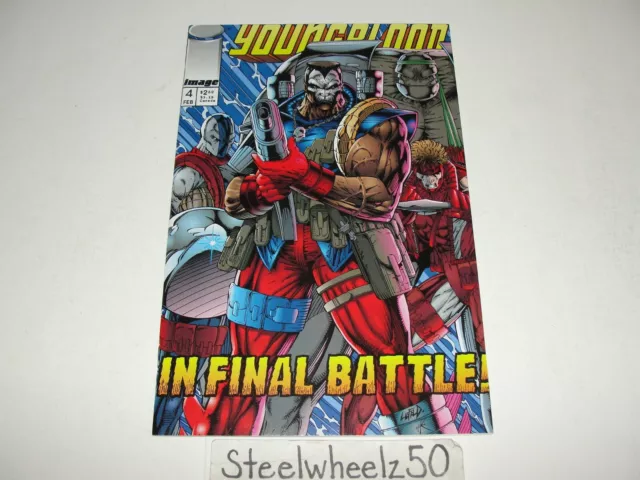 Youngblood #4 Comic Image 1993 Prophet Badrock Shaft 2nd App Pitt Rob Liefeld