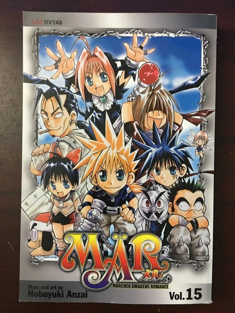 English Manga MAR vol 15 Marchen Awakens Romance Nobuyuki Anzai 2007