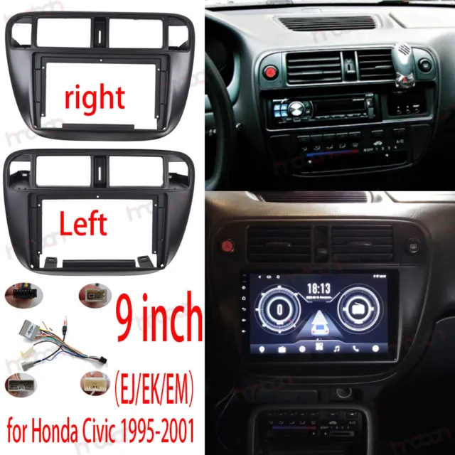 9''Car Radio Stereo Fascia Frame Panel Trim for Honda Civic (EJ/EK/EM) 1995-2001