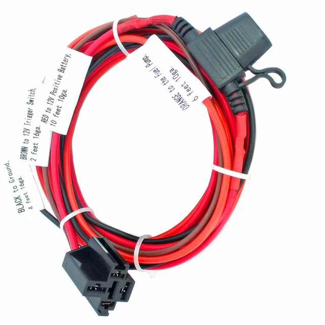 CAR ELECTRIC FUEL Pump Relay Kit Fuel Pump Wiring Harness Kit 40AMP