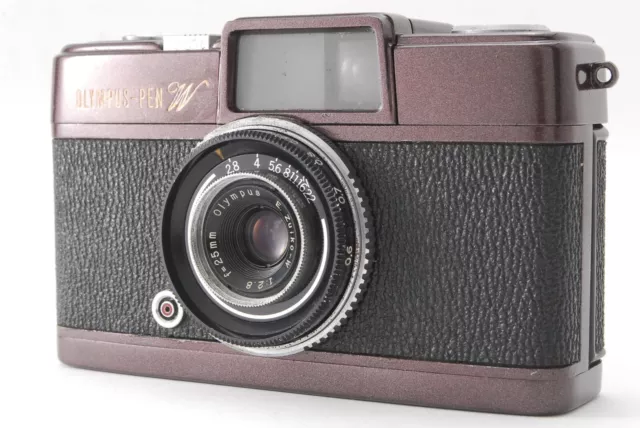 "EXC+++++" Olympus Pen Repainted Brown E.zuiko 25mm f2.8 35mm Film Camera