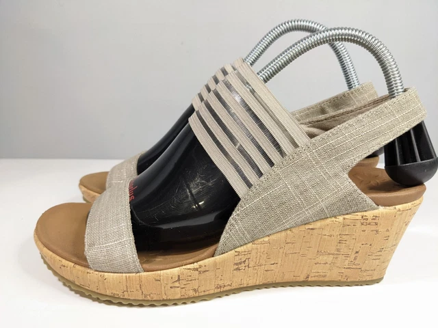 Skechers cali women's beverlee smitten kitten wedge 2025 sandal