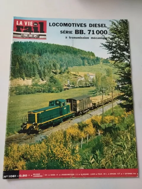 La Vie du Rail n°1061 du 11/09/1966; Locomotive Diesel série BB 71000