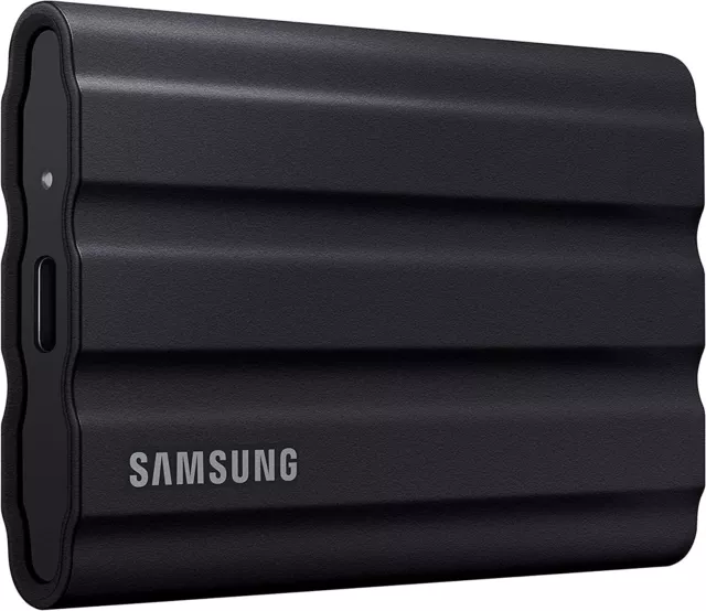 Samsung Portable SSD T7 Shield 1TB Black Shield USB3.2 1050MB/s MU-PE1T0S Rugged