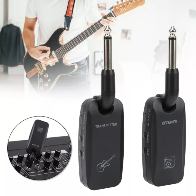 Wireless Guitar System ABS Electric Blowpipe 5.8G Transmitter Receiver GSA