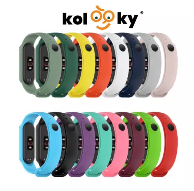 Para Xiaomi Mi Band 5 6 7 Correa Pulsera Silicona Repuesto Reloj