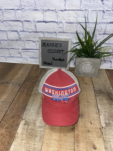 Washington Capitals CCM Mens Trucker Hat Snapback Throwback NHL Cap