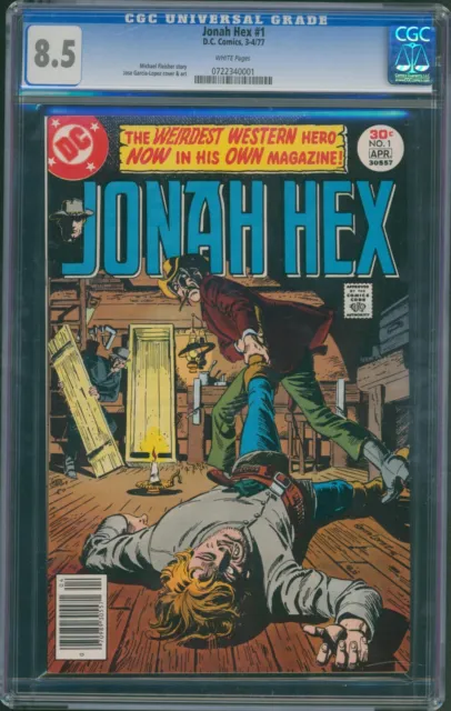 Jonah Hex #1 1977 CGC 8.5 White Pages!