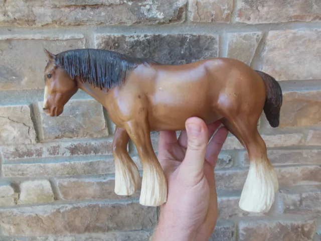 Rare Vintage Breyer Brown White Clydesdale Chess 71 Horse