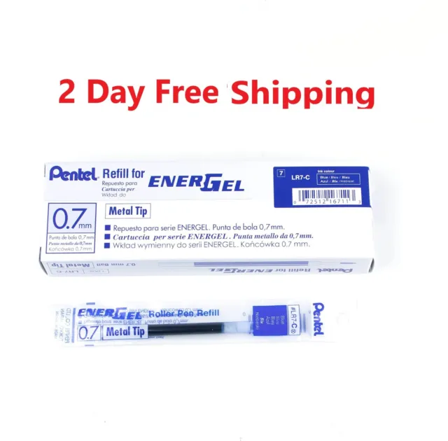 12-Pack  Refill Ink for BL57/BL77 Energel Liquid Gel Pen, 0.7Mm, Blue Ink