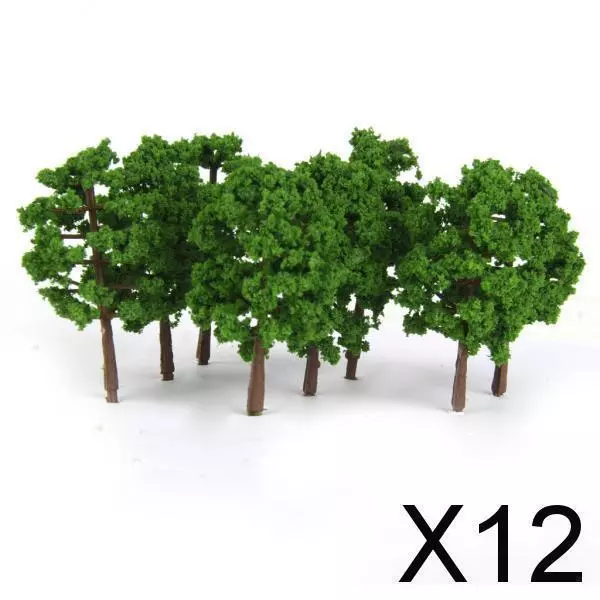 12X 20 pièces modèle 8cm échelle 1:150 arbres bricolage paysage HO parc