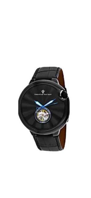 Christian Van Sant Men's Cyclone Automatic Black Dial Watch- New Luxury Watch