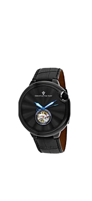 Christian Van Sant Men's Cyclone Automatic Black Dial Watch- New Luxury Watch