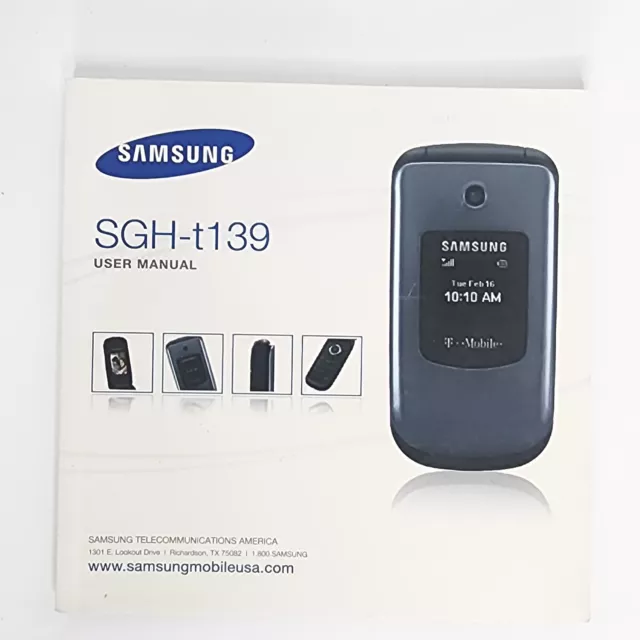 NEW Samsung SGH-T139 Cellular Phone User Manual / User Guide