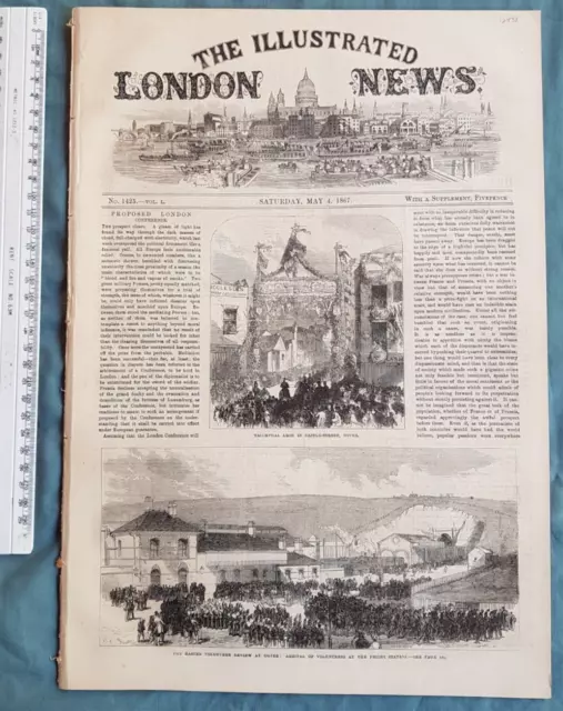 Original issue of Illustrated London News 4 May 1867: Lutwyche Church, Brisbane