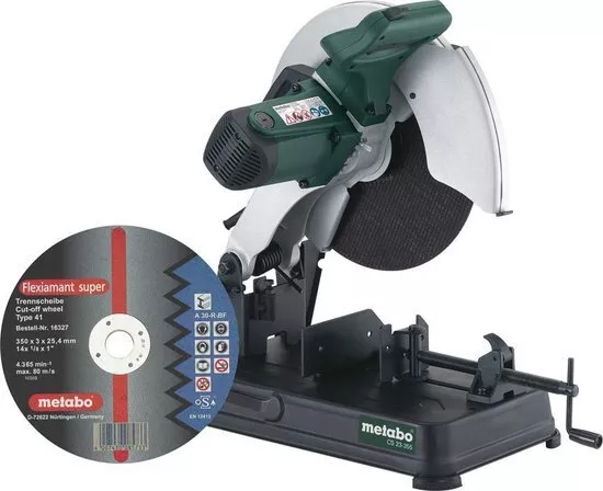 Meuleuse pour mtaux Metabo CS 23-355 set avec disque de coupe Flexiamant Super ; 3