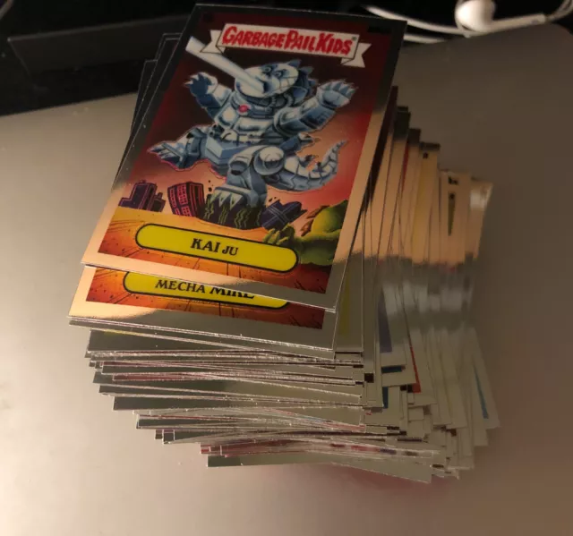 GARBAGE PAIL KIDS CHROME 4 COMPLETE BASE SET 100 Cards