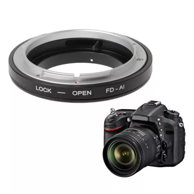 Anello adattatore obiettivo FD-AI compatibile con Canon Fd FL su corpo Nikon AF