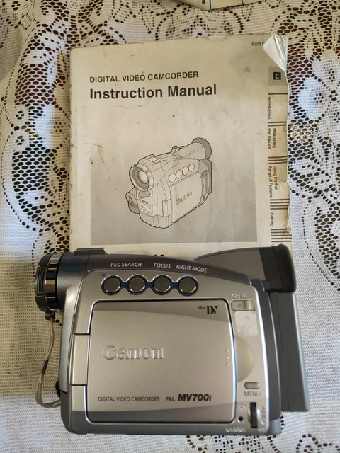 Videocamera Canon MV700i MINI DV nastro digitale NON TESTATA