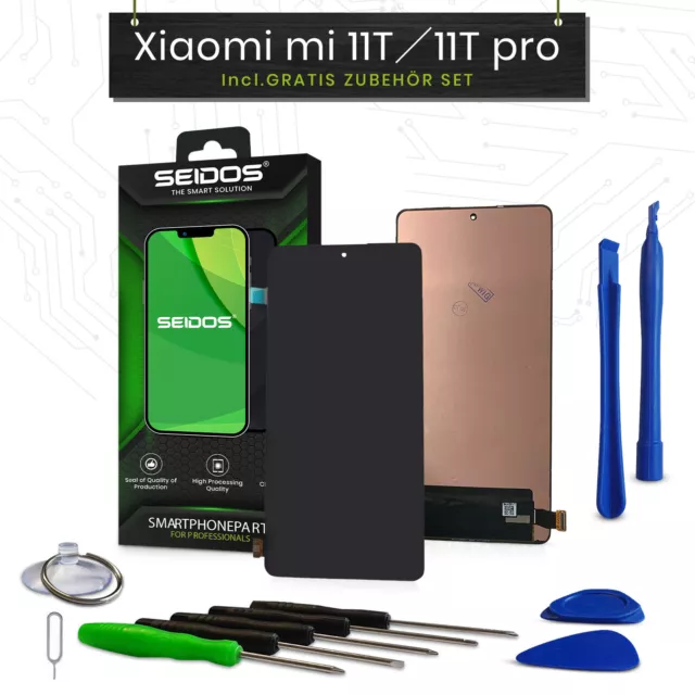 Display für Xiaomi mi 11T / 11T PRO Full HD Bildschirm Touch Screen Schwarz NEU