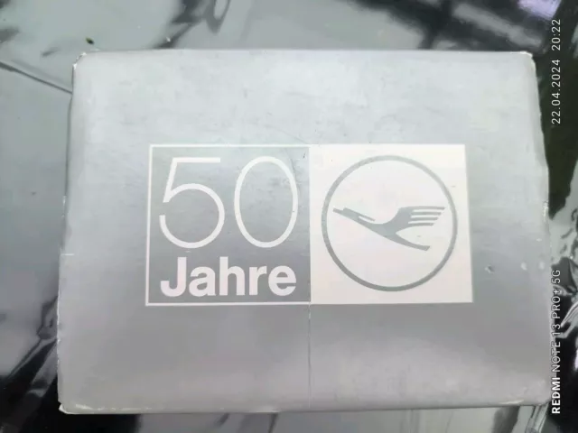 Uhr 50 Jahre Lufthansa Schwarz