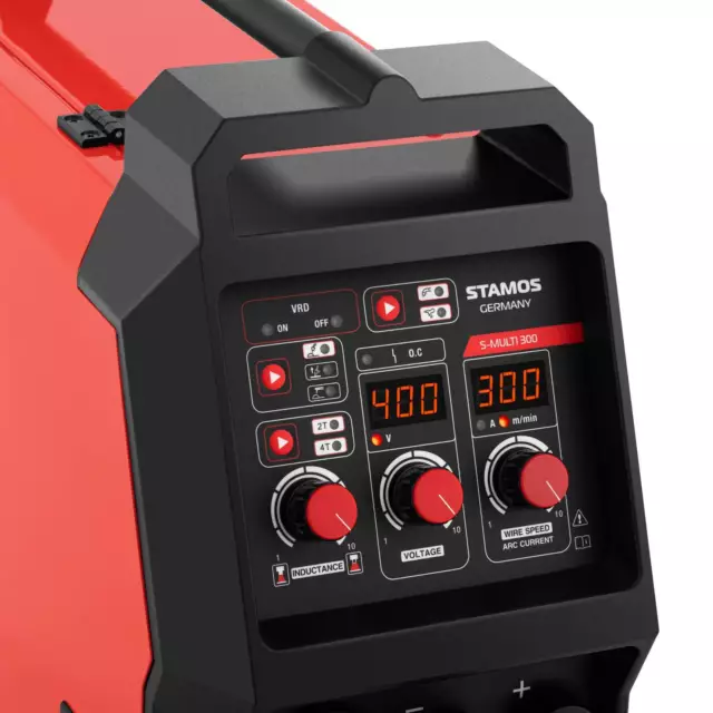 Profi Kombi-Schweißgerät 300 A MIG MAG MMA WIG FCAW E-Hand IGBT Inverter 4 in 1 2