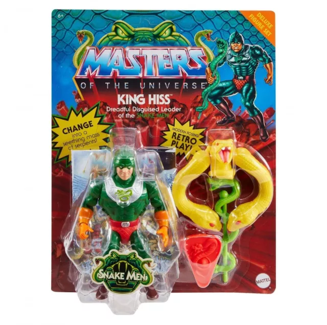 Masters Of The Universe - Origins - King Hissflagge Fahne Deluxe Action Figure