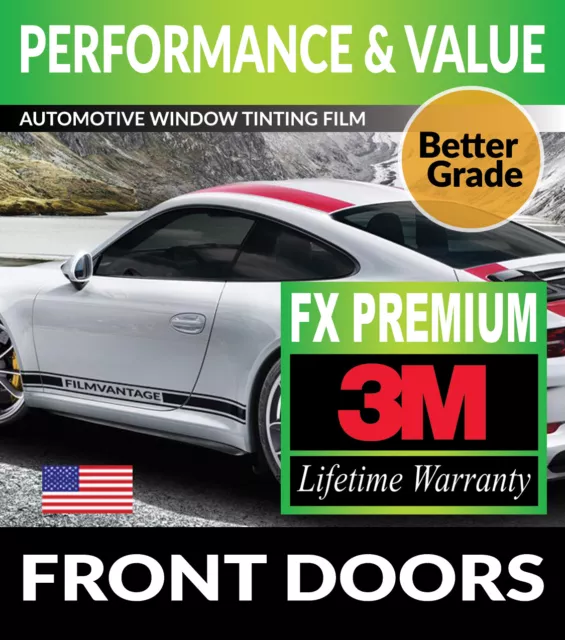 Precut Front Doors Tint W/ 3M Fx-Premium For Mazda B2200 Std 88-93