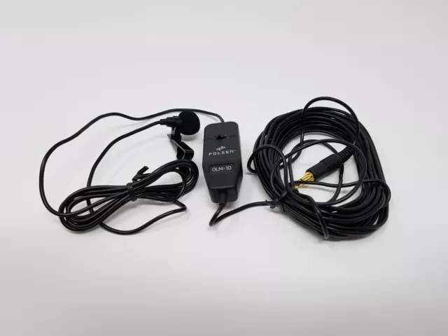 Polsen OLM-10 Wired Omnidirectional Lavalier Microphone.