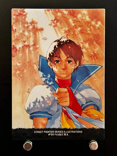 STREET FIGHTER ZERO 2 SAKURA All CAPCOM World Card 50 1st Ed BANDAI Japanese