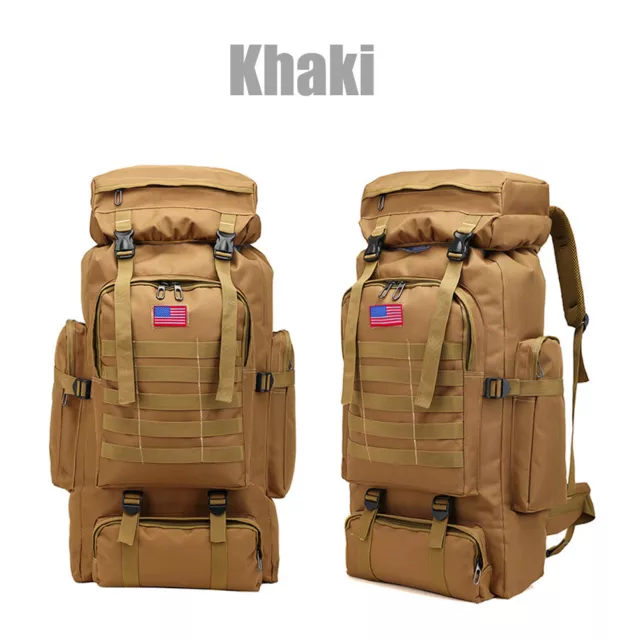 Hiking Military Tactical Travel Backpack Rucksack Camping Bag 30L/35/40/80L/120L