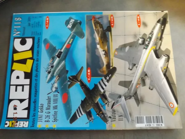 T.0  Replic n°118 Jini Gekko / B-26 G Marauder / Spitfire Mk VIII/IX