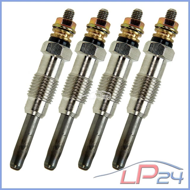 4x BOUGIE DE PRÉCHAUFFAGE À CRAYON POUR LANCIA ZETA 2.1 TD