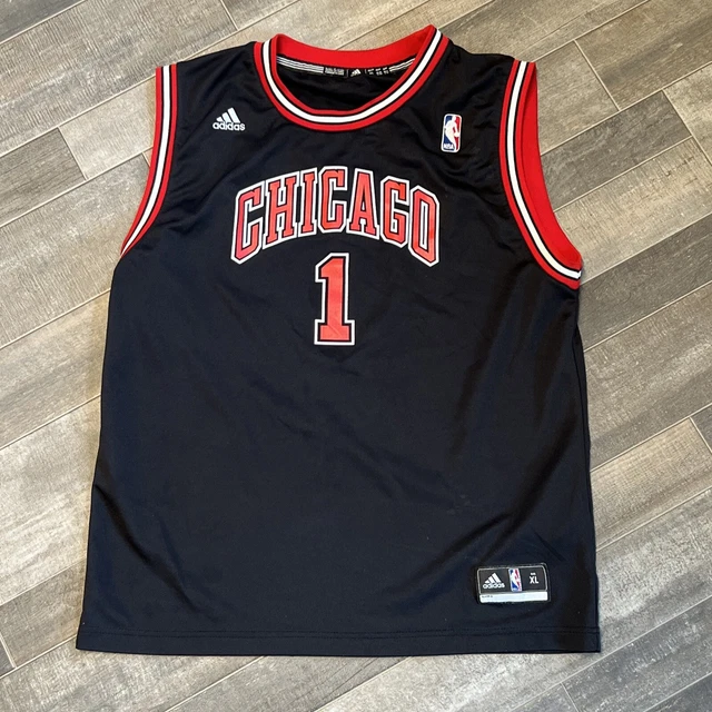 adidas, Shirts, Chicago Bulls Derrick Rose Limited Edition Adidas Nba  Jersey Small