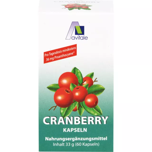 Avitale Cranberry Kapseln 400mg, 60 St. Kapseln 4125419