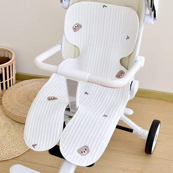 Cojín de asiento de cochecito de bebé malla transpirable de verano asiento fresco soporte para cochecito