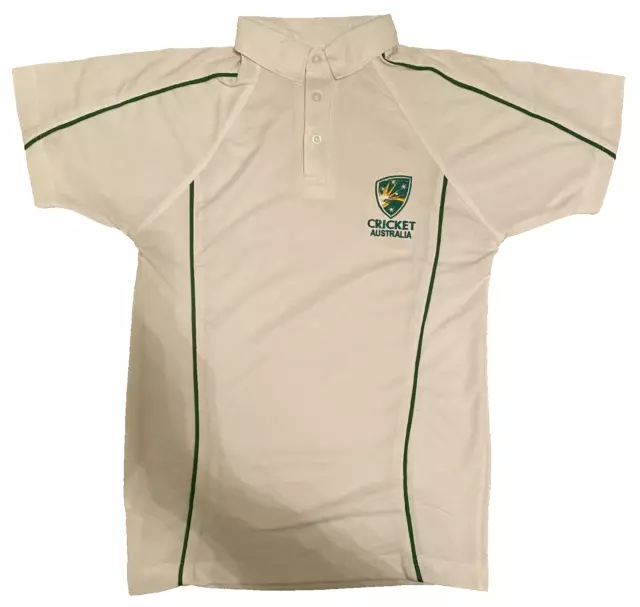 High Quality Cricket Shirt With Australia Logo Small Mens 34-36Cm Chest
