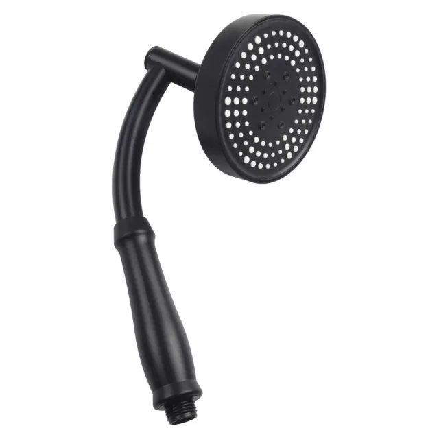 Experience Comfort and Style with this Ergonomic Black Shower Head Extension