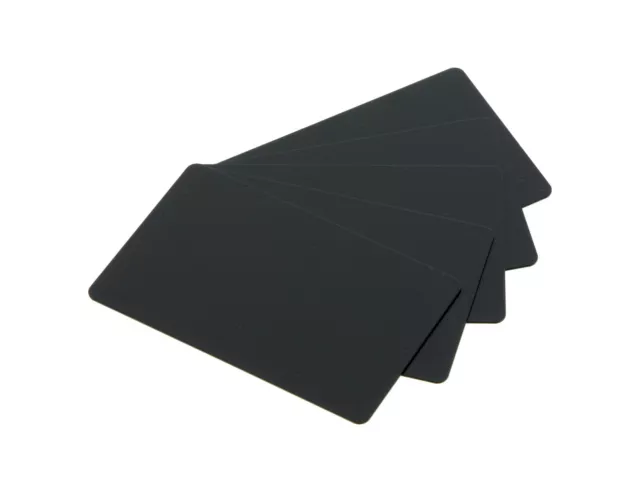 Evolis Cartes en Plastique C8001 Noir Blanko 0,76mm 30mil 500er-Pack