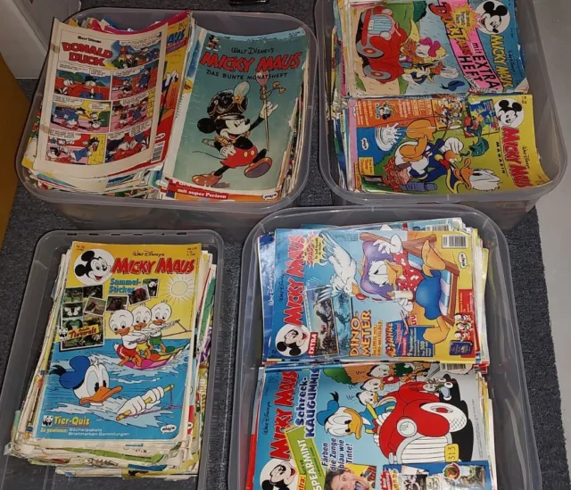 Micky Maus Comic Hefte Konvolut 1976-1998/99  - ca. 500 Hefte