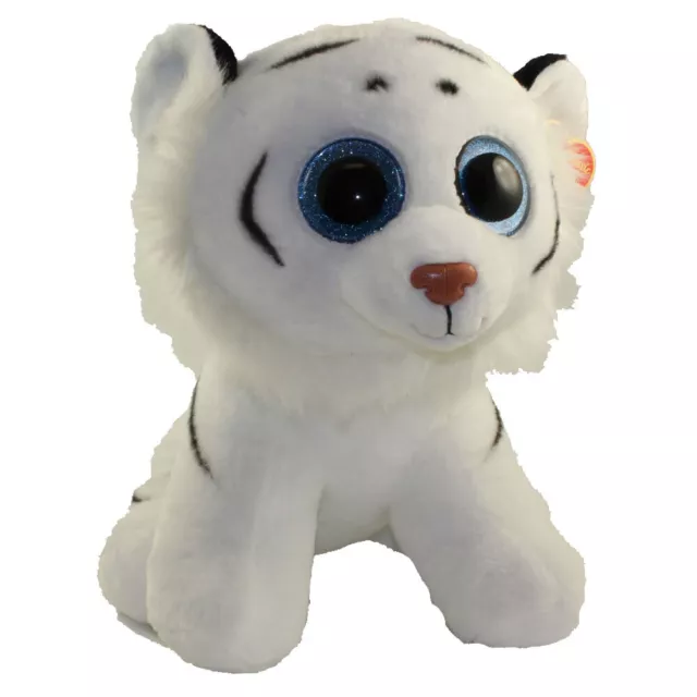 TY Classic Plush - TUNDRA the White Tiger (Large Size - 16 inch) - MWMTs