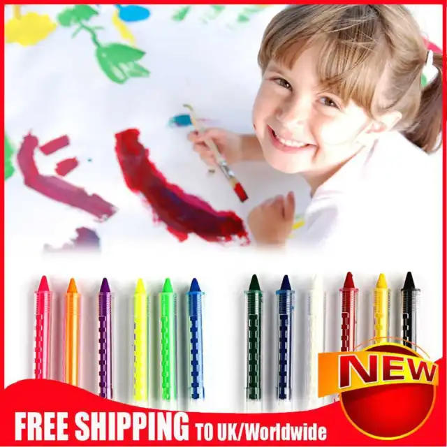 6 colori matite da disegno divertenti matite fai da te vernice viso oggetti di scena per trucco ecologici