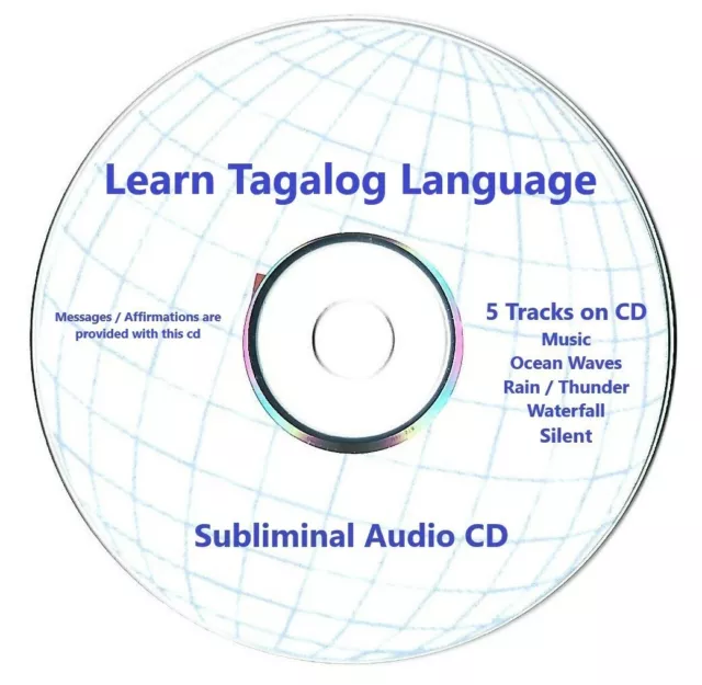 Learn  Tagalog  Language ~ Speak Read Write Subliminal CD