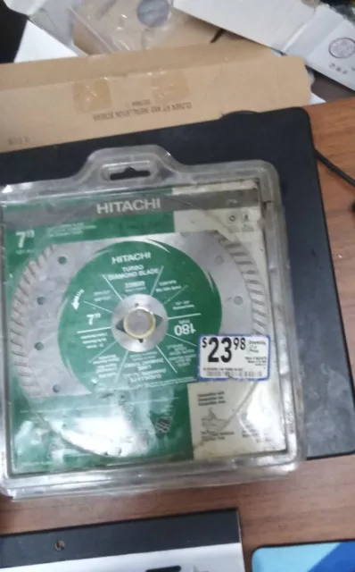 HITACHI Turbo Diamond Circular Saw Blade 7'' # 339589